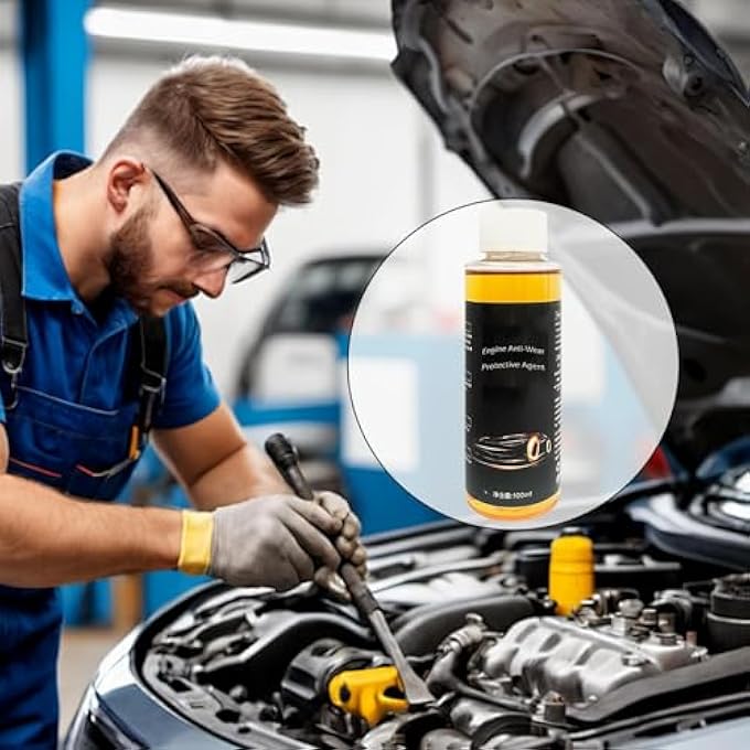 ENGINE ANTI-WEAR PROTECTOR,FRICTION REDUCER AGENT FOR CAR MOTOR | 100ML ANTI-WEAR AND FRICTION AGENT FOR CAR SEDAN ENGINE MOTOR MAINTENANCE - Image 2